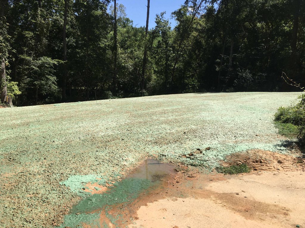 Hydroseeding project by Hydroseed NC