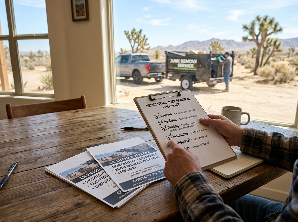 How To Choose The Right Residential Junk Removal Provider In 29 Palms