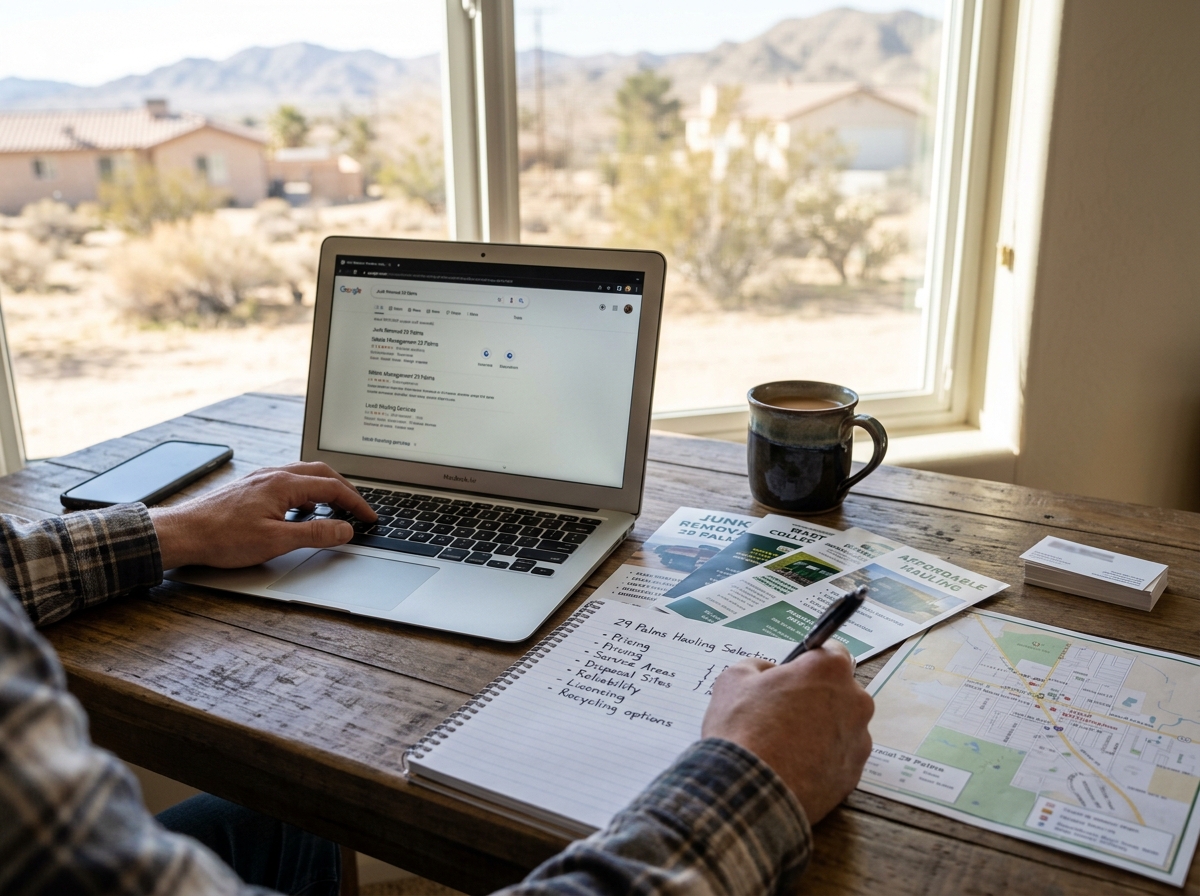 How to Choose a Garbage collection Provider in 29 Palms, California