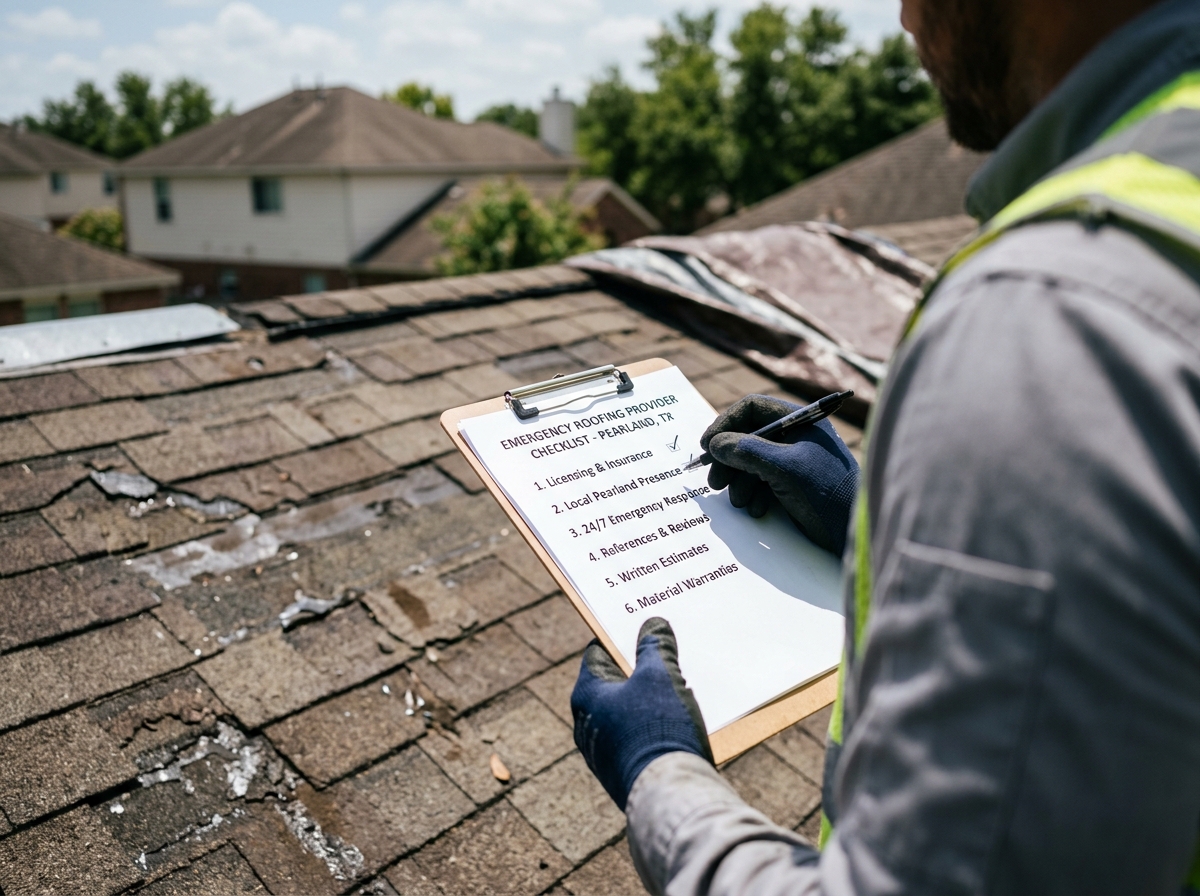 How To Choose The Right Emergency Roofing Service Provider In Pearland