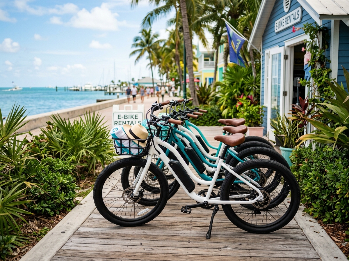 Electric Bike Rentals Pedal Assist Cruisers Services In Florida Keys