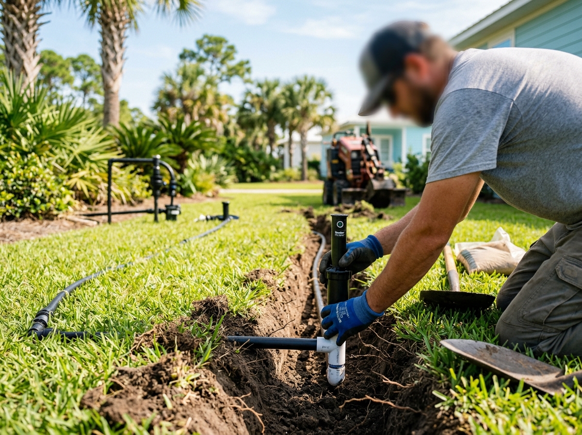 What to Expect During Sprinkler System Installation in Panama City Beach