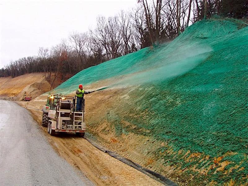 Hydroseeding work by Hydroseed NC