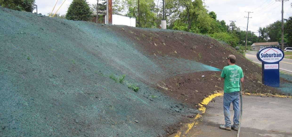 Hydroseeding work by Hydroseed NC